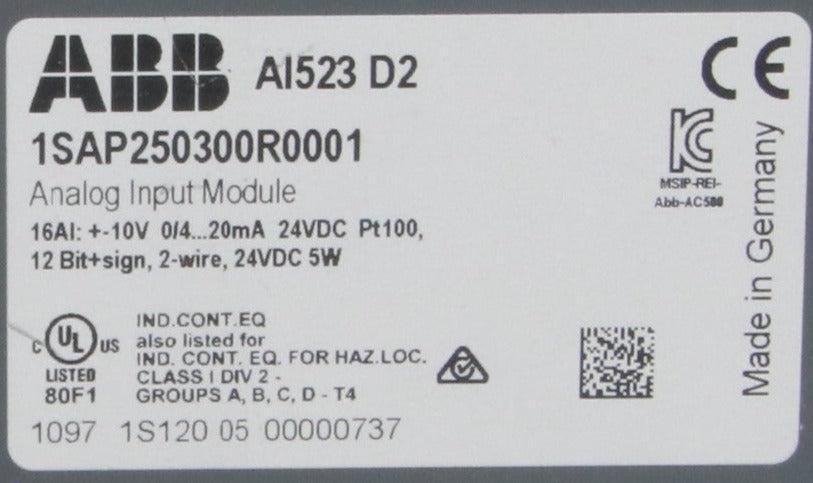 ABB AI523 Analog Input Module-Analog Input Module-Used Industrial Parts