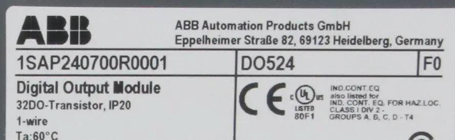 ABB DO524 Digital Output Module & Terminal Block-Digital Output Module-Used Industrial Parts