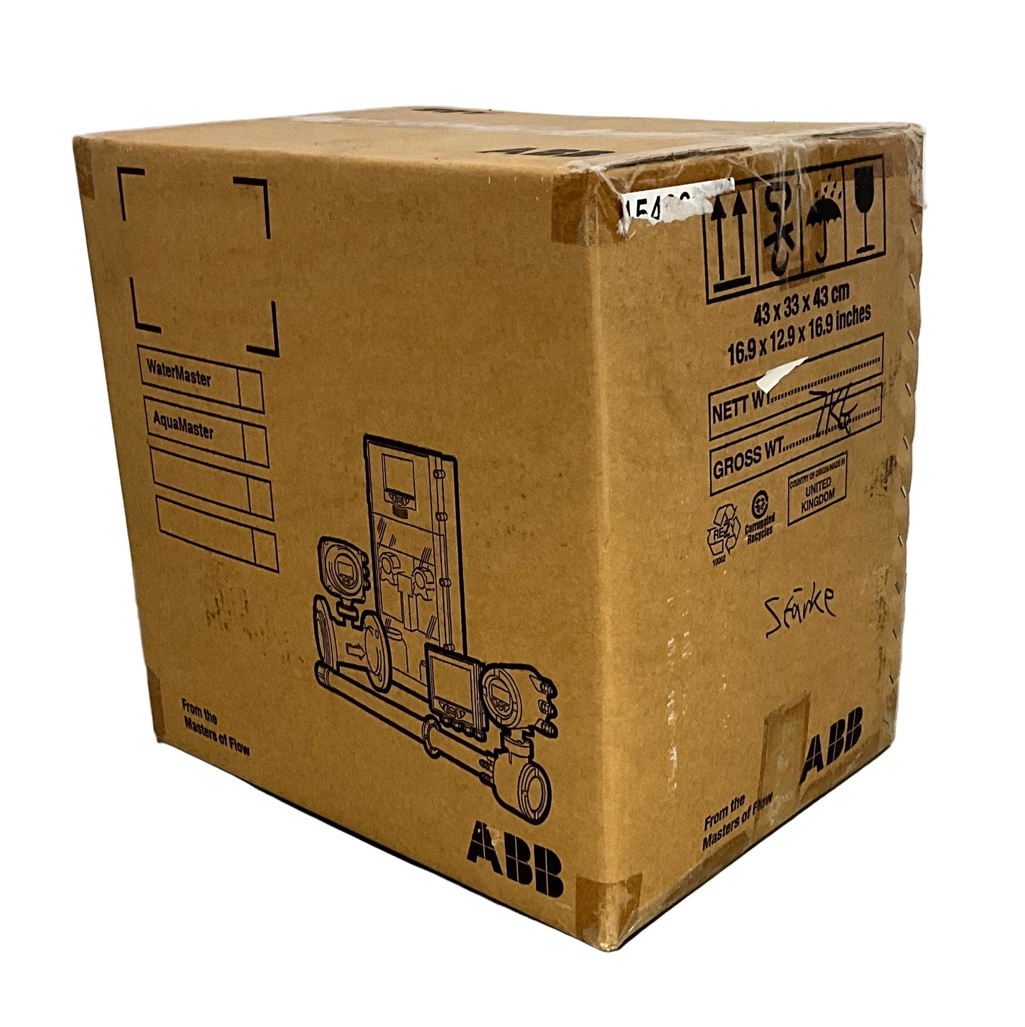 ABB HygienicMaster 630 Electromagnetic Flowmeter & Transmitter Set-Electromagnetic Flow Meter-Used Industrial Parts