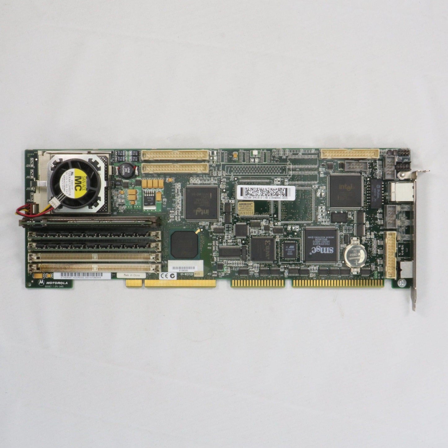 ABB Motorola Socket 7 CPU Card 01-W3713F-CPU Card-Used Industrial Parts