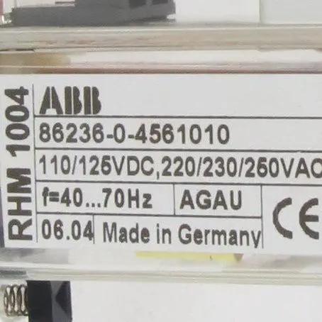 ABB RHM 1004 Electromechanical Relay - 86236-0-4561010-Electromechanical Relay-Used Industrial Parts