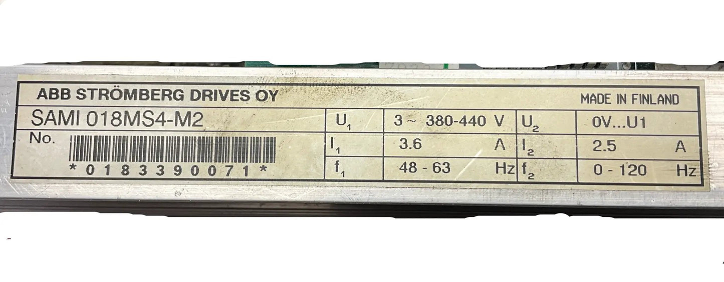 ABB SAMI 018MS4-M2 Variable Frequency Drive-Variable Frequency Drive-Used Industrial Parts