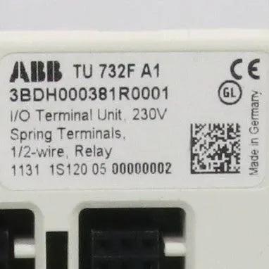 ABB TU 732F A1 I/O Terminal Unit-I/O Terminal Unit-Used Industrial Parts