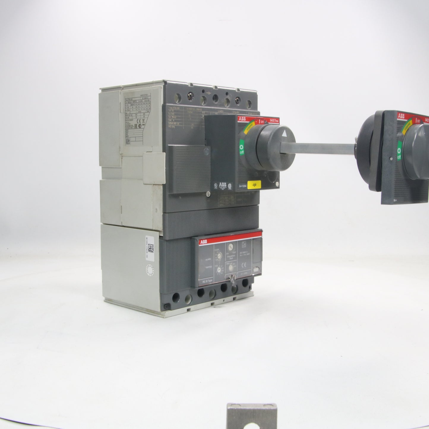 ABB circuit breaker with residual current release-circuit breaker-Used Industrial Parts
