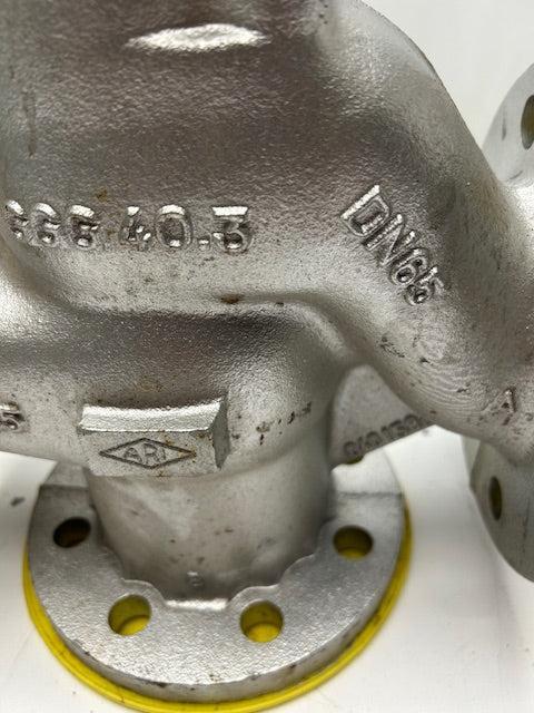 ARI Stevi 3 way control valve DN65-3 Way Valve-Used Industrial Parts
