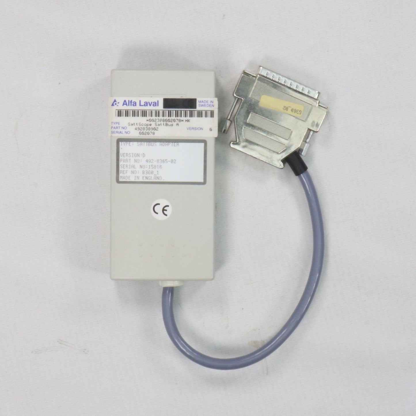 Alfa Laval SattBus Comms Adapter-Comms Adapter-Used Industrial Parts