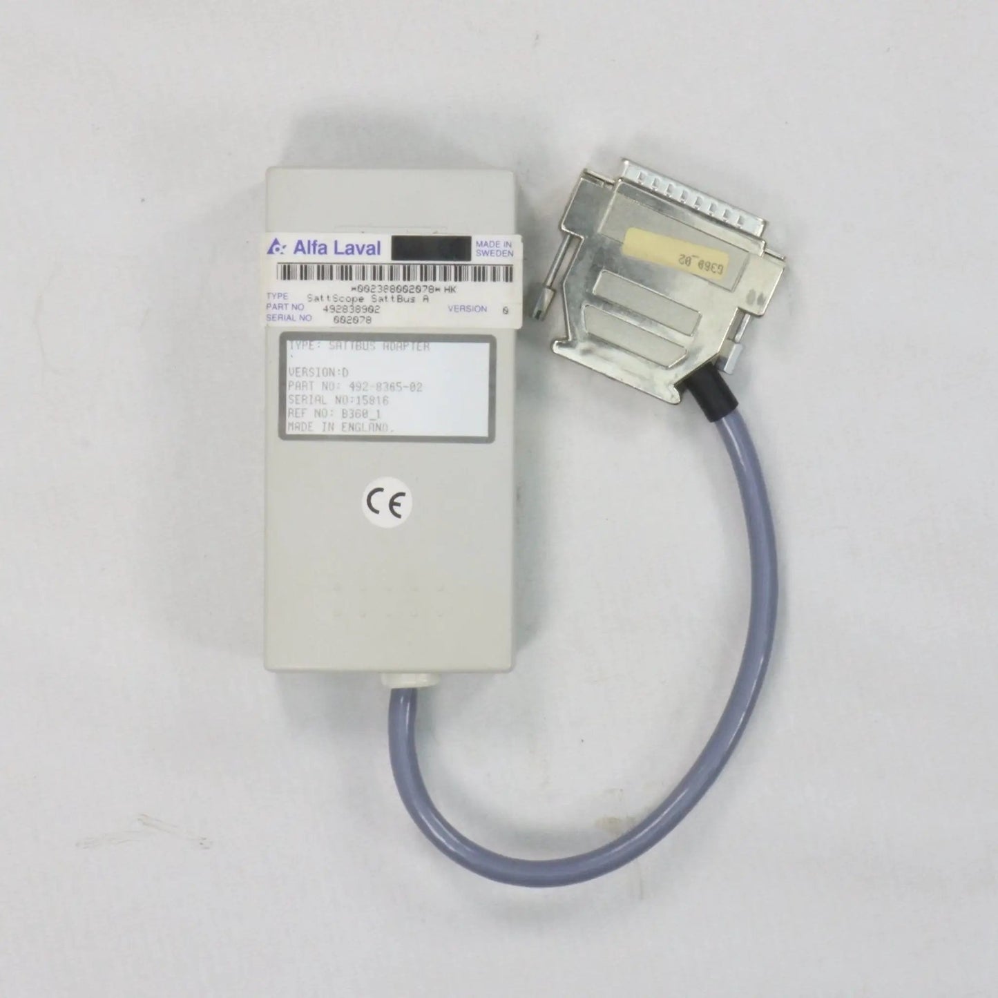 Alfa Laval SattBus Comms Adapter-Comms Adapter-Used Industrial Parts