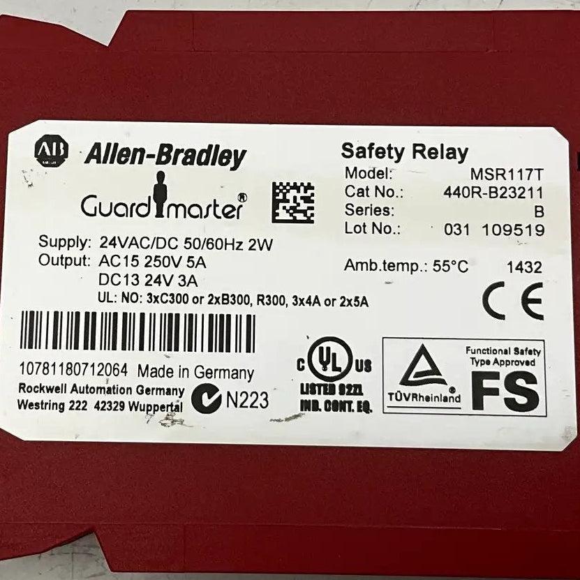 Allen-Bradley Guard Master MSR117T Safety Relay-Safety Relay-Used Industrial Parts