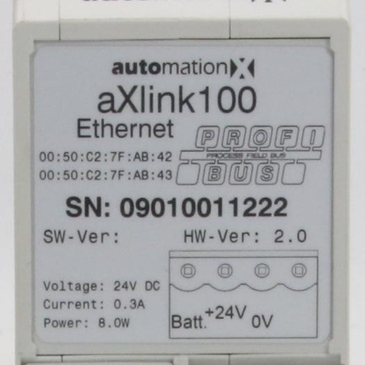 AutomationX aXlink100 Ethernet Link-Ethernet Xlink Converter-Used Industrial Parts