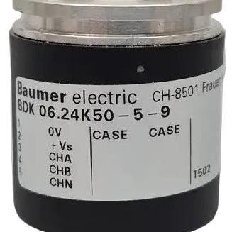 Baumer Electric BDK 06.24K50-5-9 Incremental Shaft Encoder-Incremental Shaft Encoder-Used Industrial Parts
