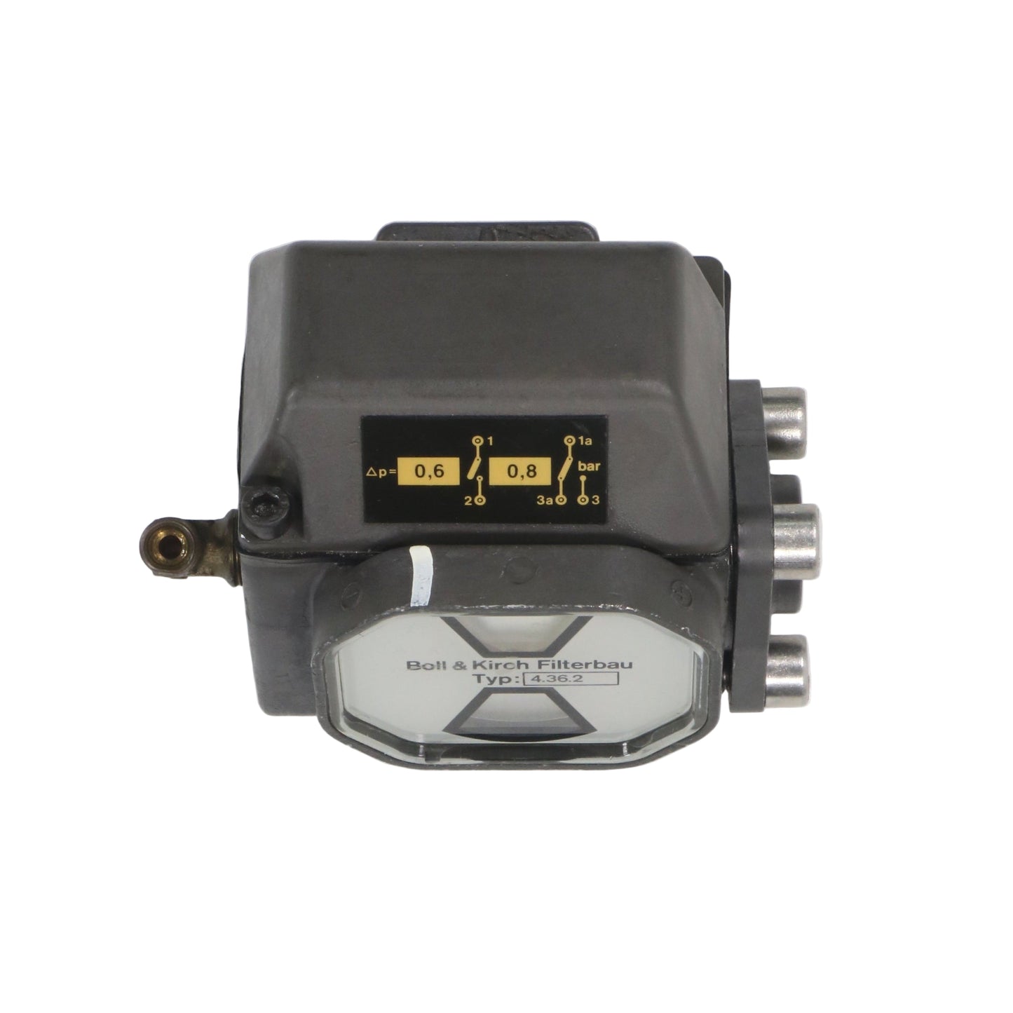 Boll & Kirch Filterbau 4.36.2 Differential Pressure Indicator-Differential Pressure Indicator-Used Industrial Parts