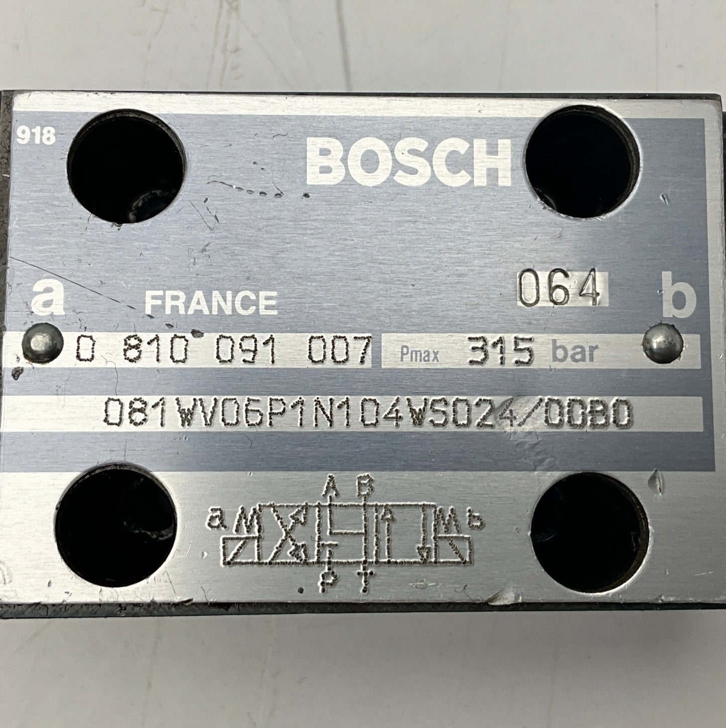 Bosch Rexroth 0 810 091 007 Directional Control Valve-Used Industrial Parts