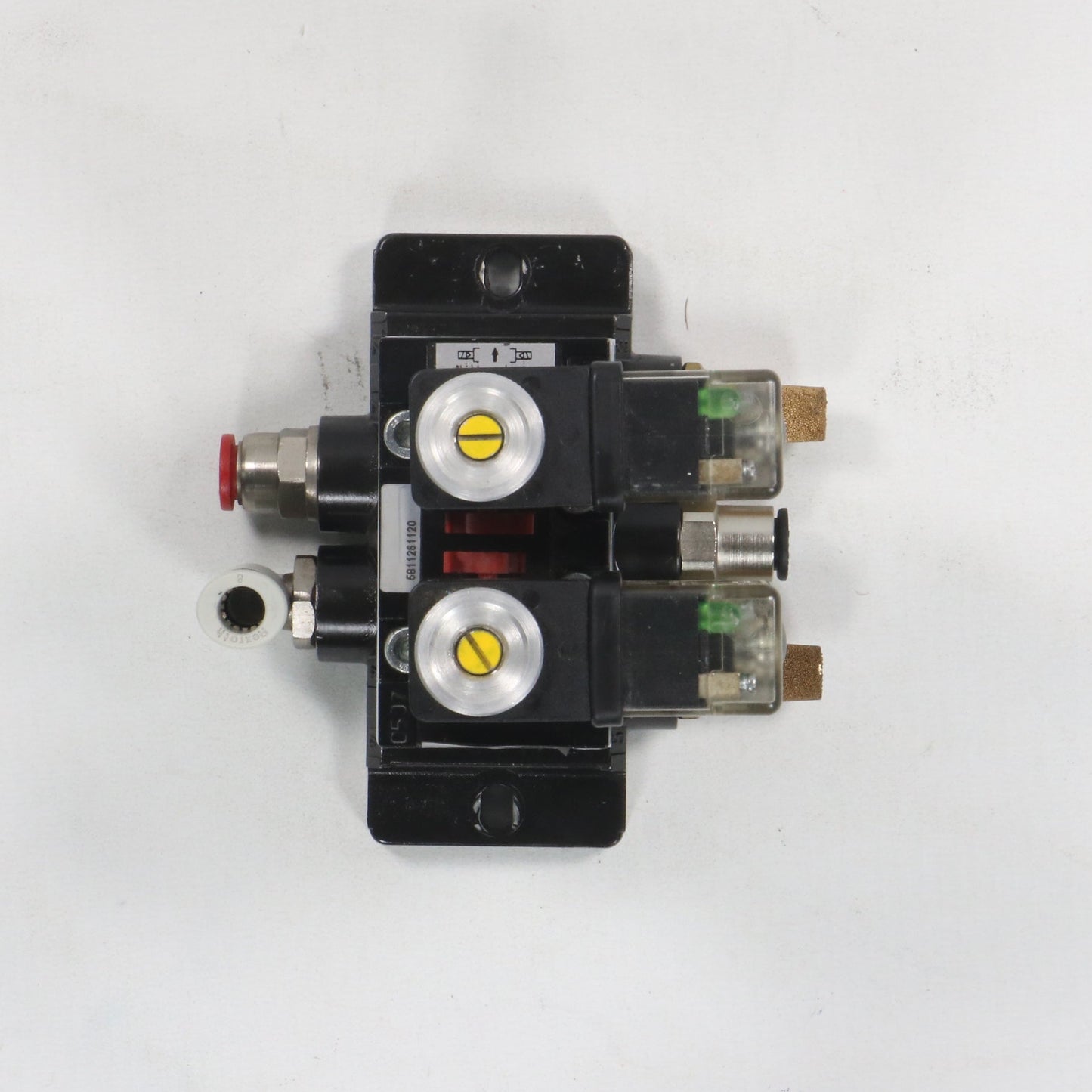 Bosch Rexroth Mecman Double Solenoid Valve with Subplate-Double Solenoid Valve with Subplate-Used Industrial Parts