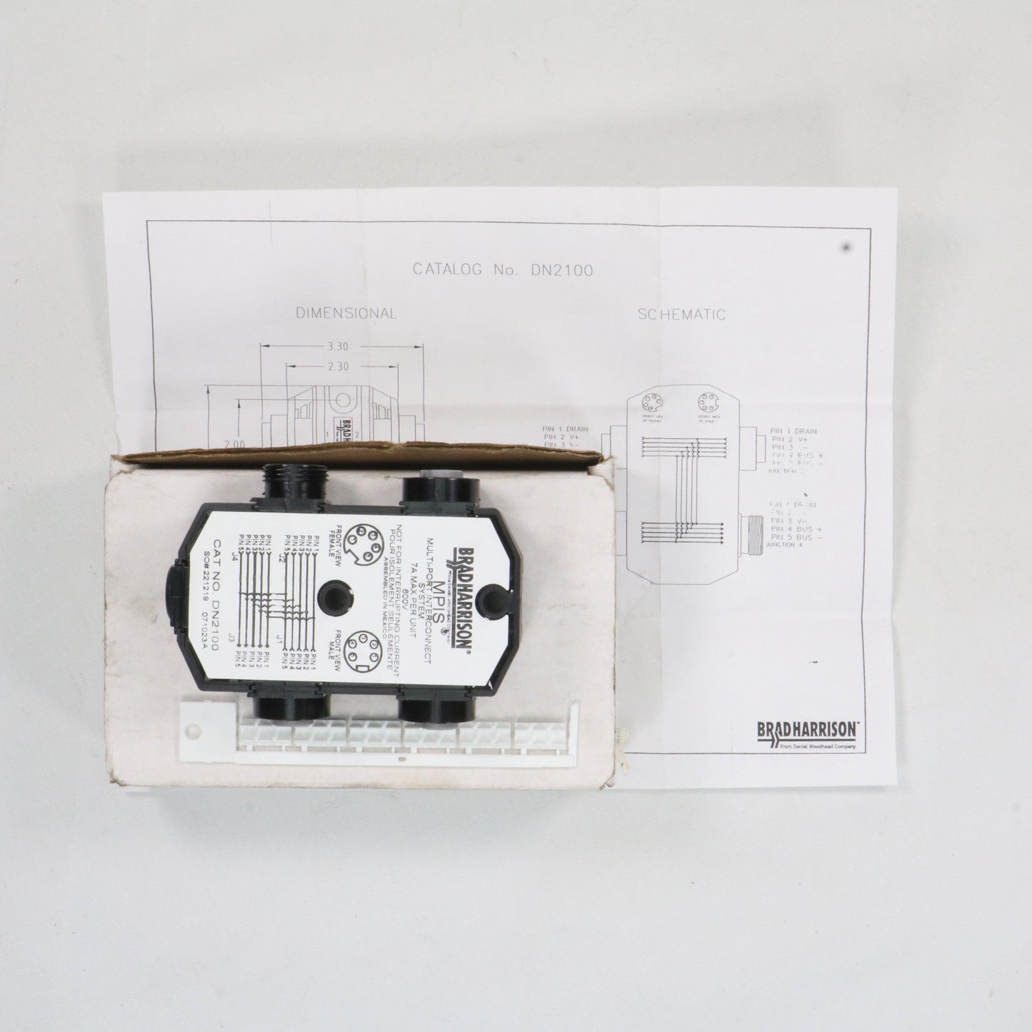 Brad Harrison DN2100 Multiport Interconnect System-Interconnector-Used Industrial Parts