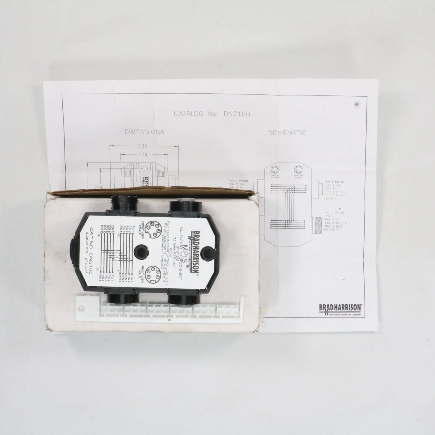 Brad Harrison DN2100 Multiport Interconnect System-Interconnector-Used Industrial Parts