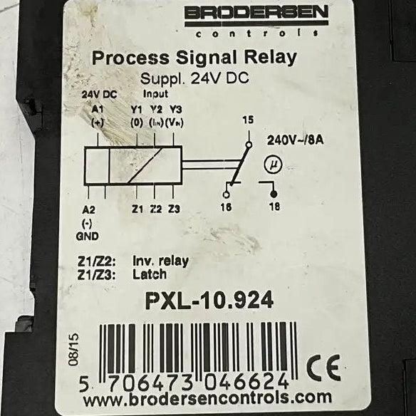 Brodersen PXL-10.924 Process Signal Threshhold Relay-Process Signal Threshhold Relay-Used Industrial Parts