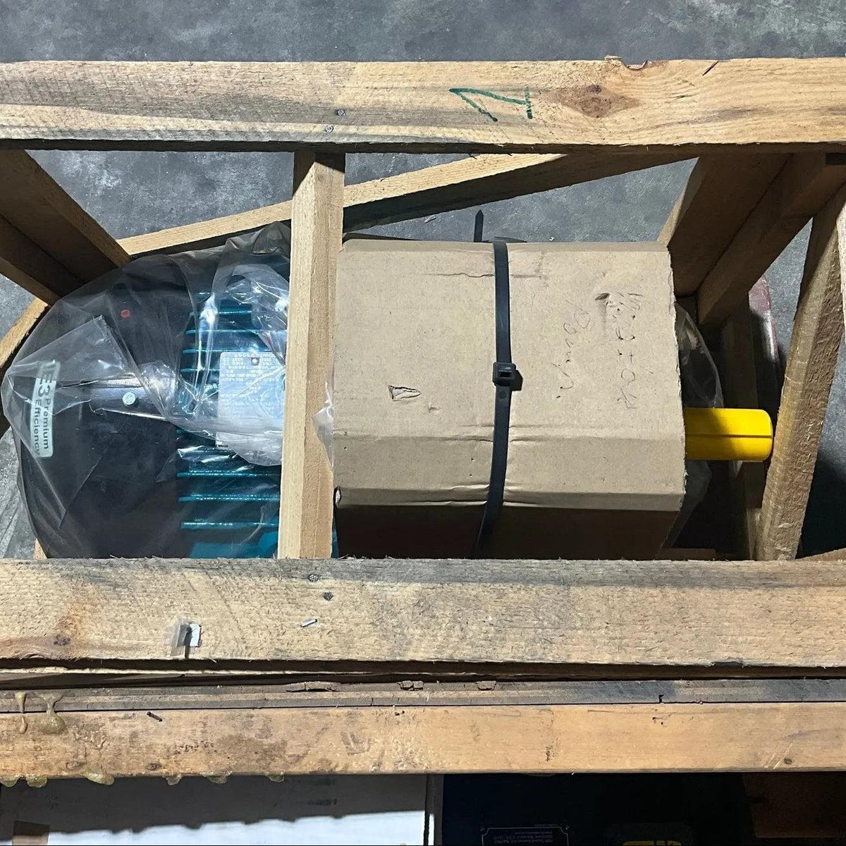 Brook Crompton WP-DF160MR Three Phase Induction Motor-Three Phase Induction Motor-Used Industrial Parts