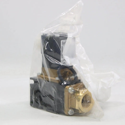 Burkert 0287 Servo-Assisted 2-Way Solenoid Valve-Solenoid Valve-Used Industrial Parts
