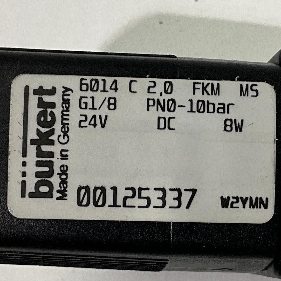 Burkert 6014 Solenoid Valve - 00125337-Used Industrial Parts