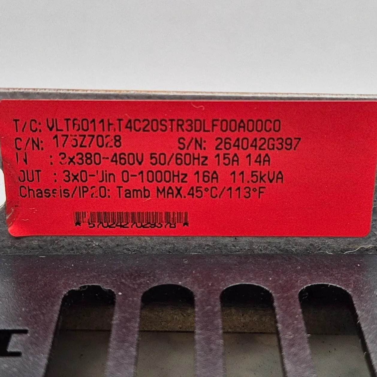 Danfoss 175Z7028 VLT 6000 HVAC Frequency Converter-Frequency Converter-Used Industrial Parts