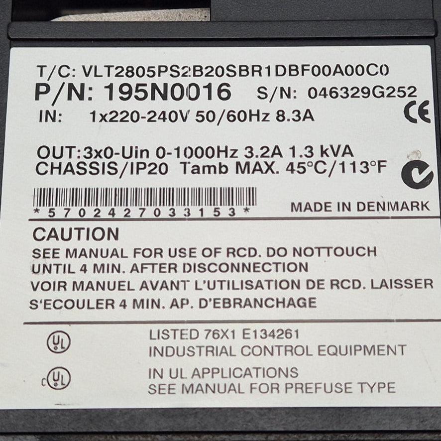 Danfoss VLT 2800 - 195N0016 Frequency Converter-Frequency Converter-Used Industrial Parts