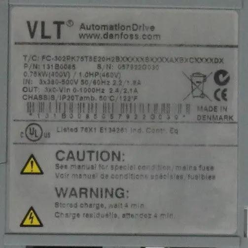 Danfoss VLT Automation Drive - 131B0085 Frequency Converter-Frequency Converter-Used Industrial Parts