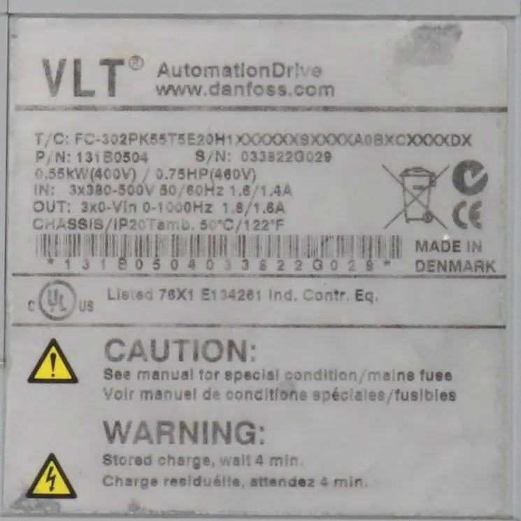 Danfoss VLT Automation Drive - 131B0504 Frequency Converter-Frequency Converter-Used Industrial Parts