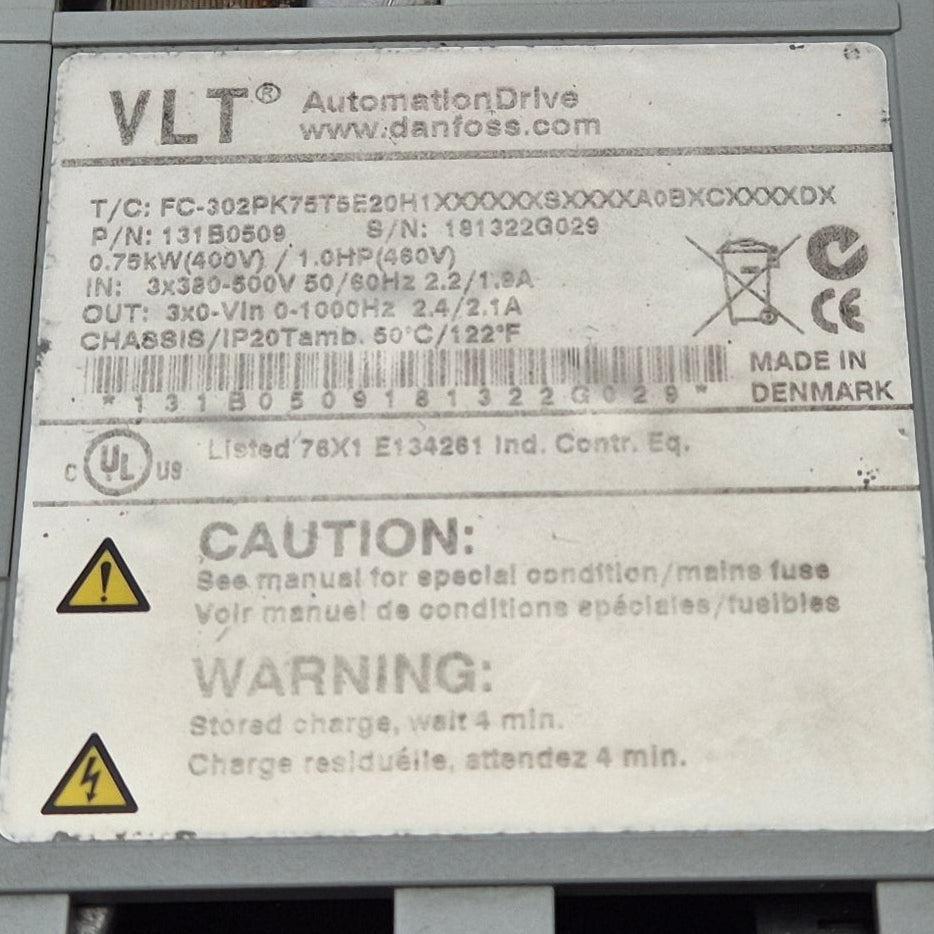 Danfoss VLT Automation Drive - 131B0509 Frequency Converter-Frequency Converter-Used Industrial Parts