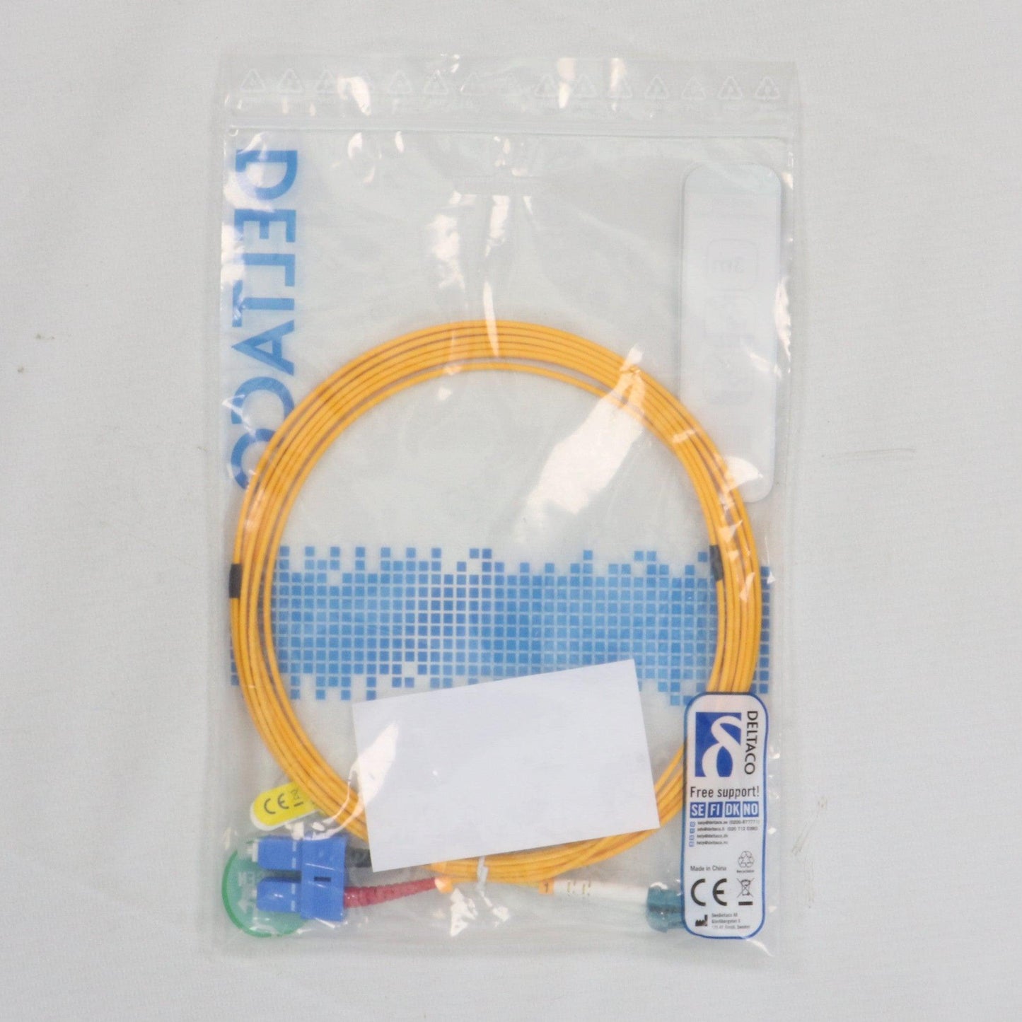 Deltaco 9/125 OS2 Fibre Optic Patch Cable-Fibre Optic Patch Cable-Used Industrial Parts