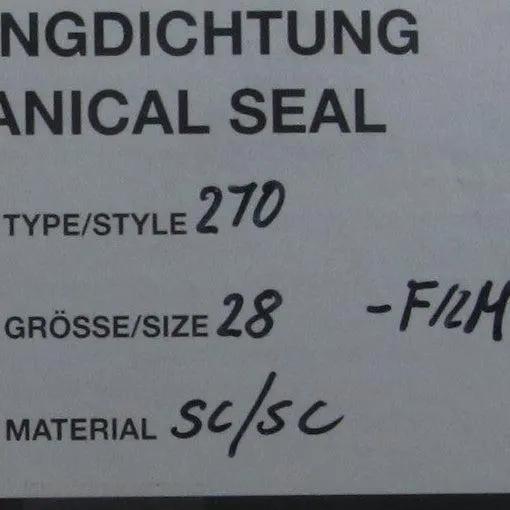 Depac 270-28 / 1 1/8" Mechanical Seal-Mechanical Seal-Used Industrial Parts