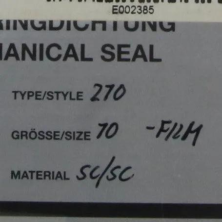 Depac 270-70 / 2 3/4" Mechanical Seal-Mechanical Seal-Used Industrial Parts