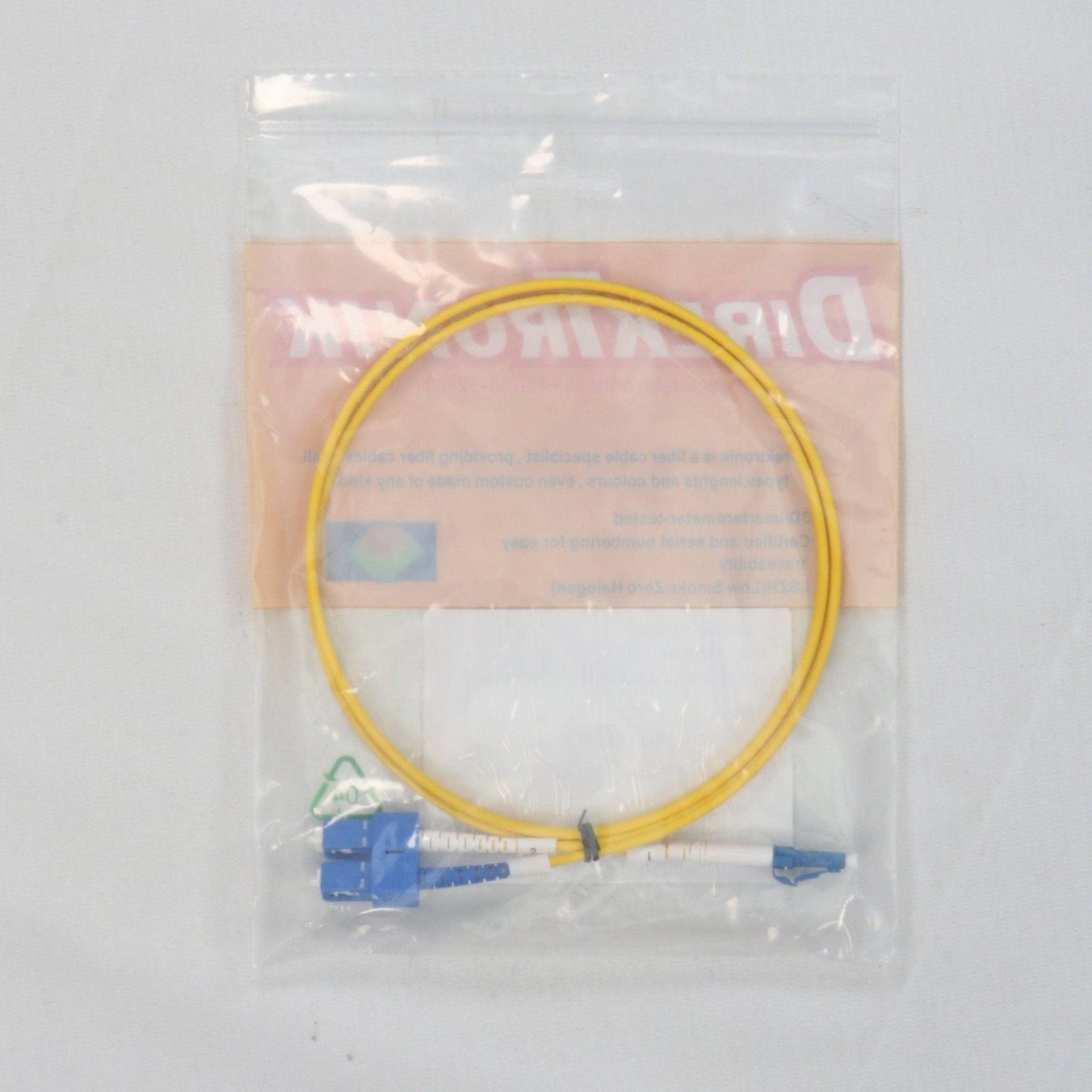 DirekTronik 117 0015 Fibre Optic Patch Cable-Fibre Optic Patch Cable-Used Industrial Parts