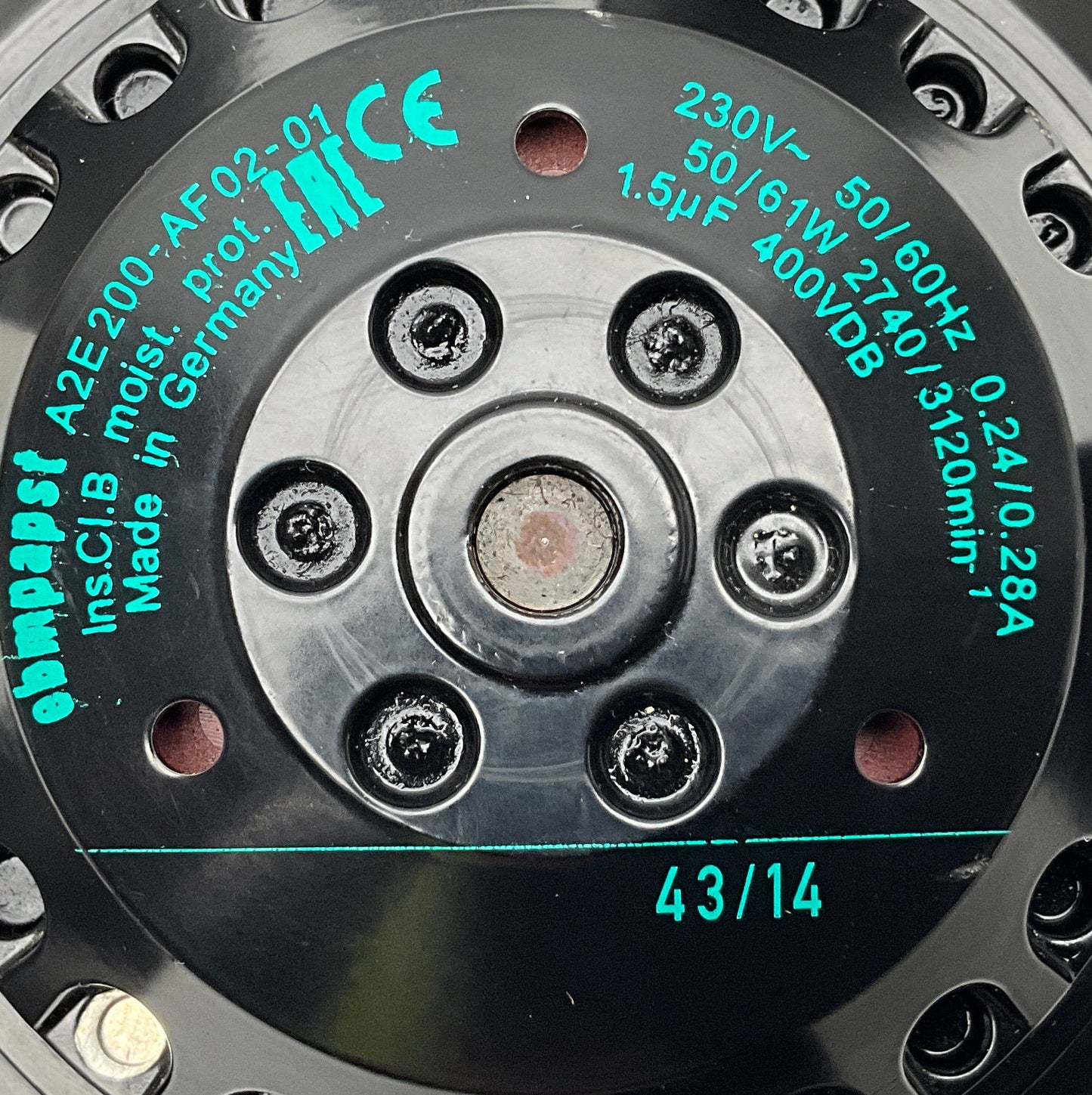 EBM Papst A2E200-AF02-01 Axial Fan-Axial Fan-Used Industrial Parts