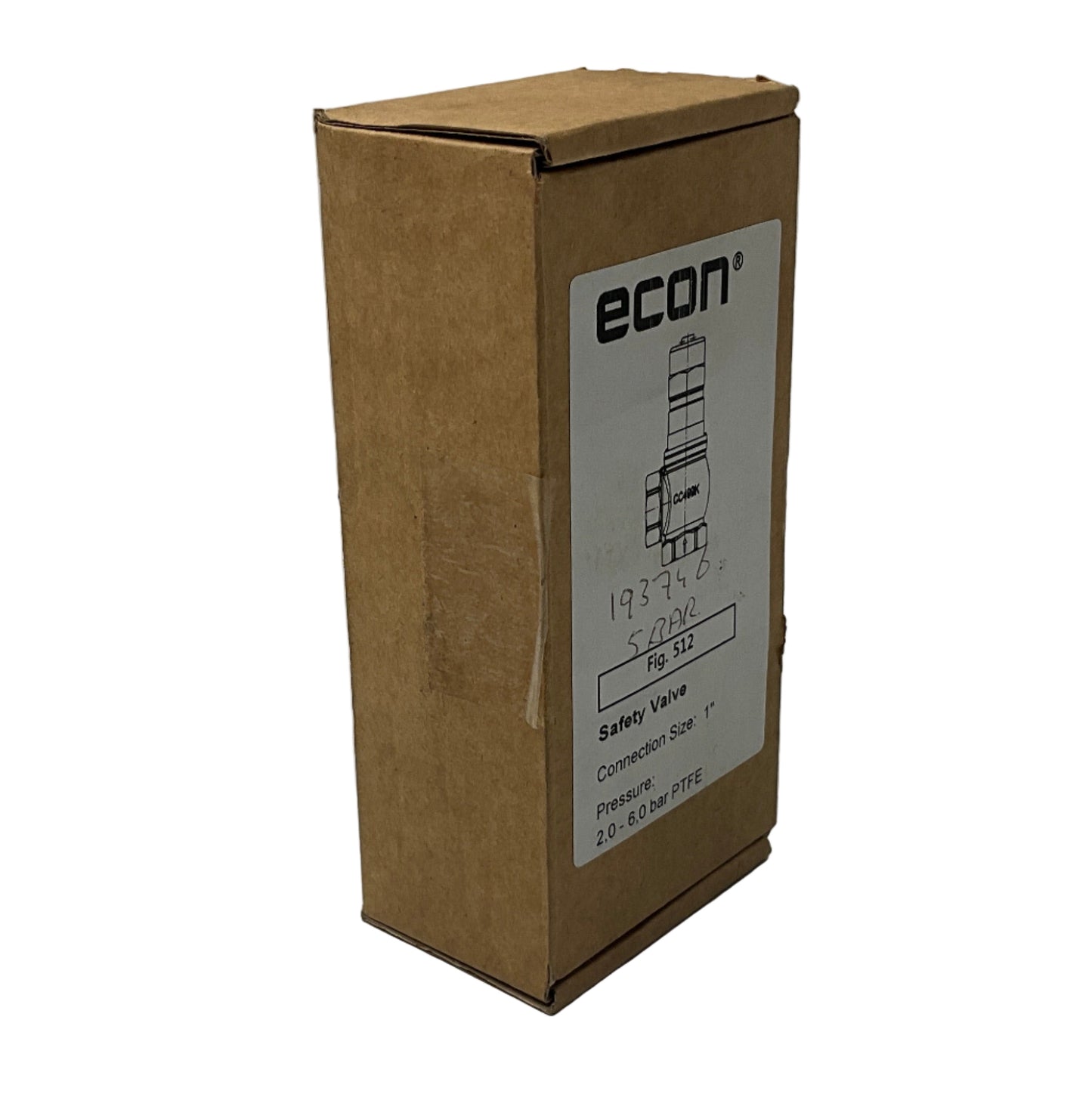 Econ Fig. 512 Spring Loaded Safety Valve-Spring Loaded Safety Valve-Used Industrial Parts