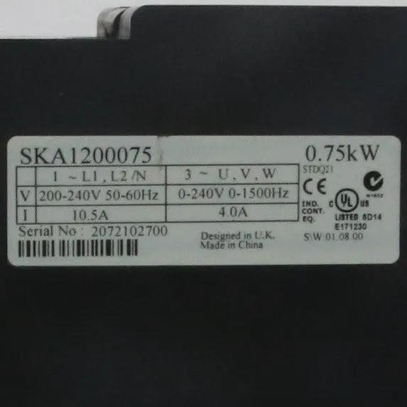 Emerson Industrial Automation Commander SKA1200075 AC Drive-AC Drive-Used Industrial Parts