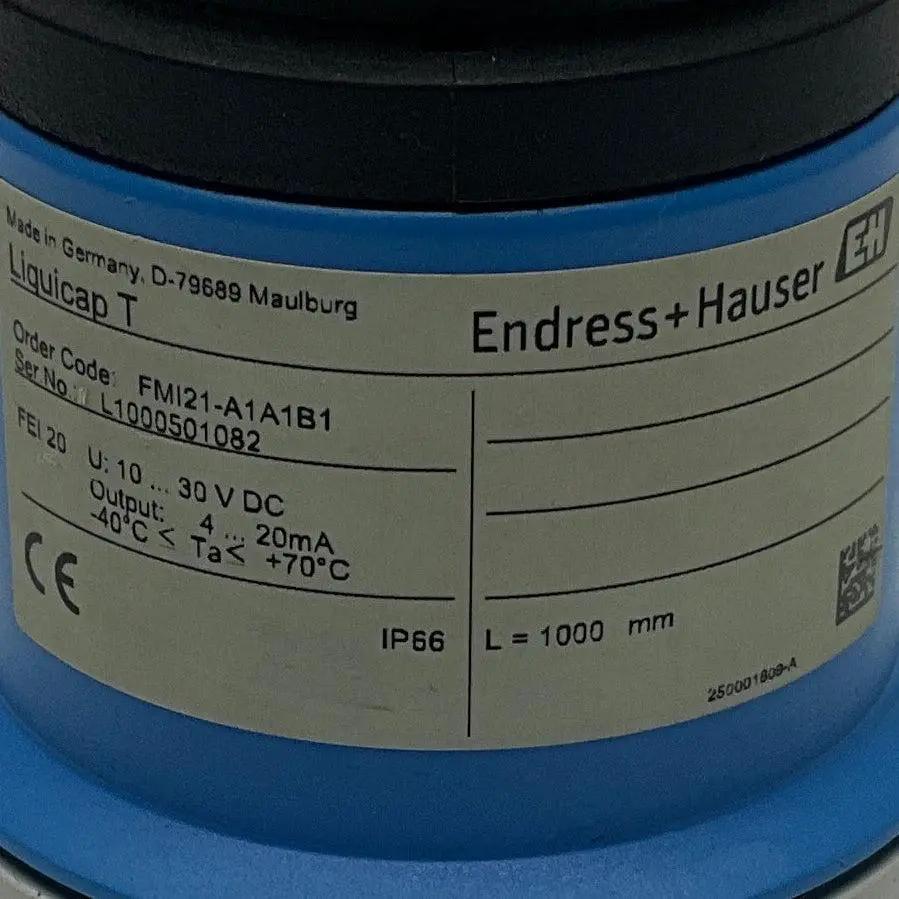 Endress+Hauser Liquicap T FMI21-A1A1B1 Capacitance Level Transmitter-Capacitance Level Transmitter-Used Industrial Parts