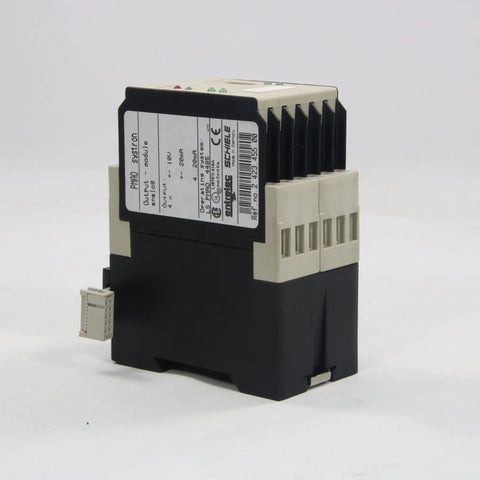 Entrelec Schiele Systron Analog Output Module PMAO-Analog Output Module-Used Industrial Parts