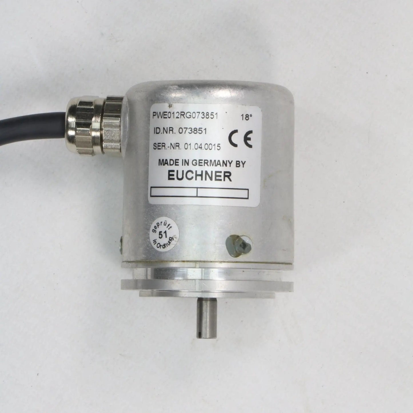Euchner PWE012RG073851 Rotary Encoder-Rotary Encoder-Used Industrial Parts