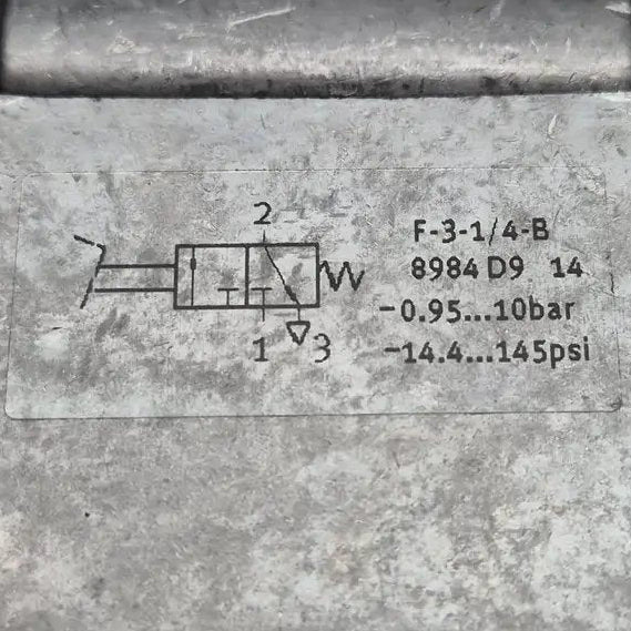 Festo F-3-1/4-B Foot Valve - 8984-Foot Valve-Used Industrial Parts