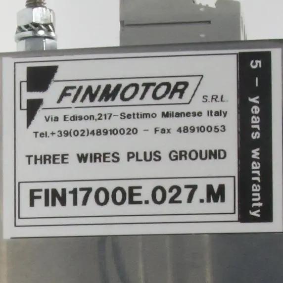 Finmotor FIN1700 E 027 M Three Phase Filter-Three Phase Filter-Used Industrial Parts