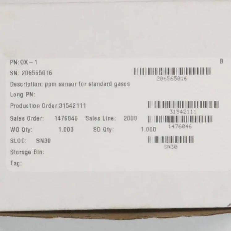 GE Sensing OX 1 PPM Oxygen Sensor-Oxygen Sensor-Used Industrial Parts