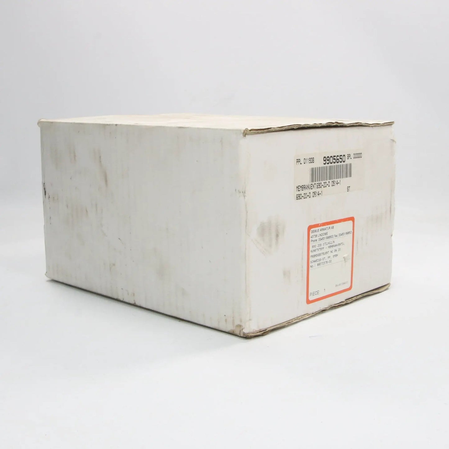 Gemu Diaphragm Valve 690 20D 0711411 N-Diaphragm Valve-Used Industrial Parts
