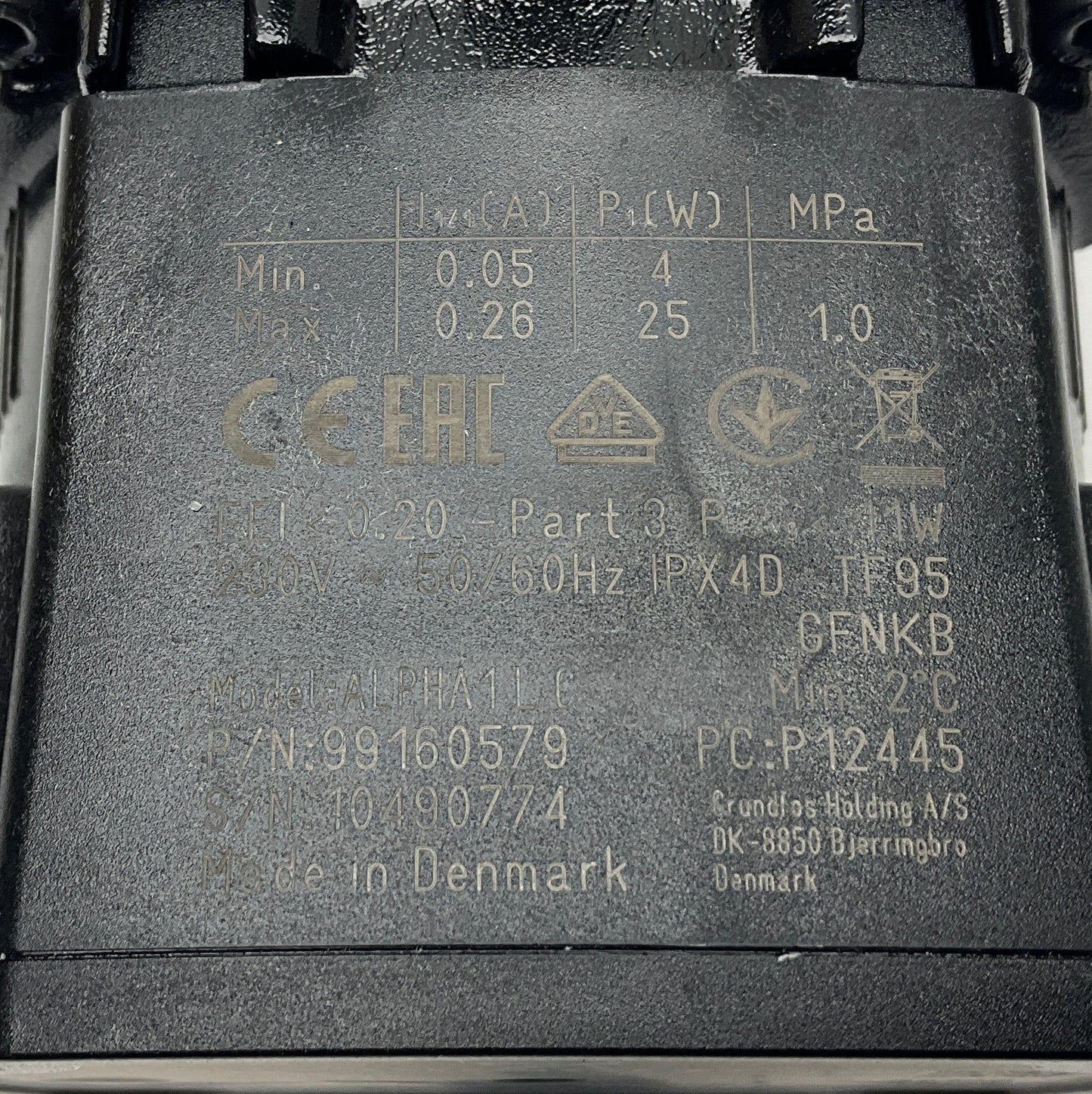 Grundfos Alpha 1 25-40 180 Variable Speed Circulation Pump-Variable Speed Circulation Pump-Used Industrial Parts