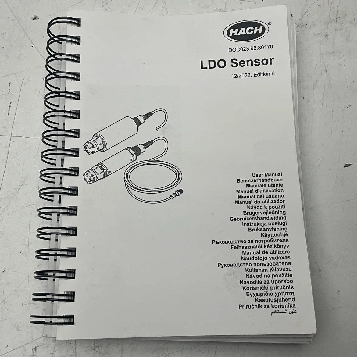 Hach LDO 2 sc Luminescent Dissolved Oxygen Sensor Probe-Luminescent Dissolved Oxygen Sensor Probe-Used Industrial Parts