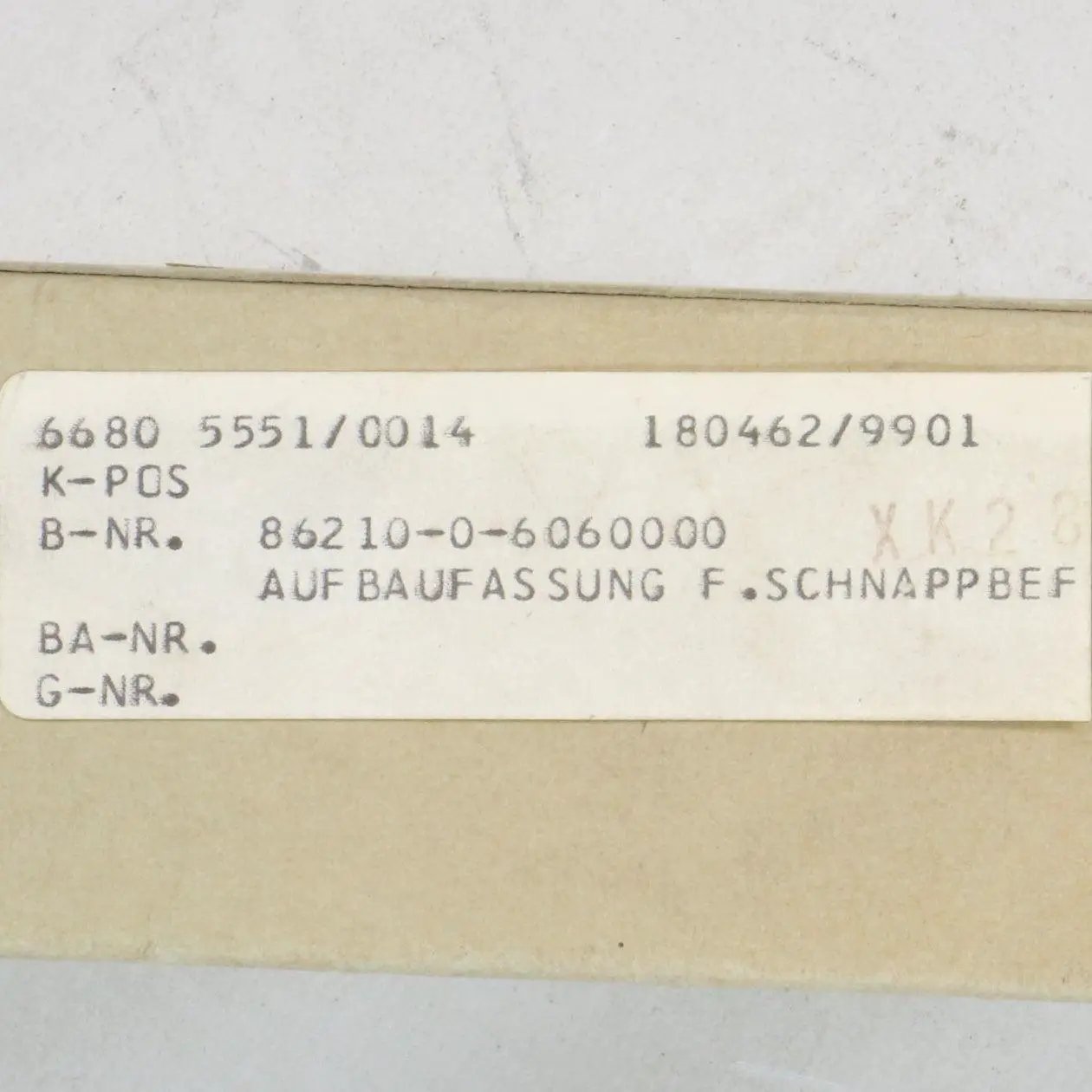 Hartmann & Braun 86210-0-6060000 Plug-in Relay Socket-Plug-in Relay Socket-Used Industrial Parts