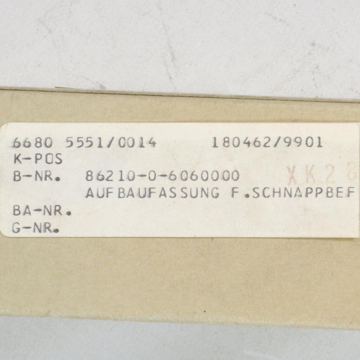 Hartmann & Braun 86210-0-6060000 Plug-in Relay Socket-Plug-in Relay Socket-Used Industrial Parts
