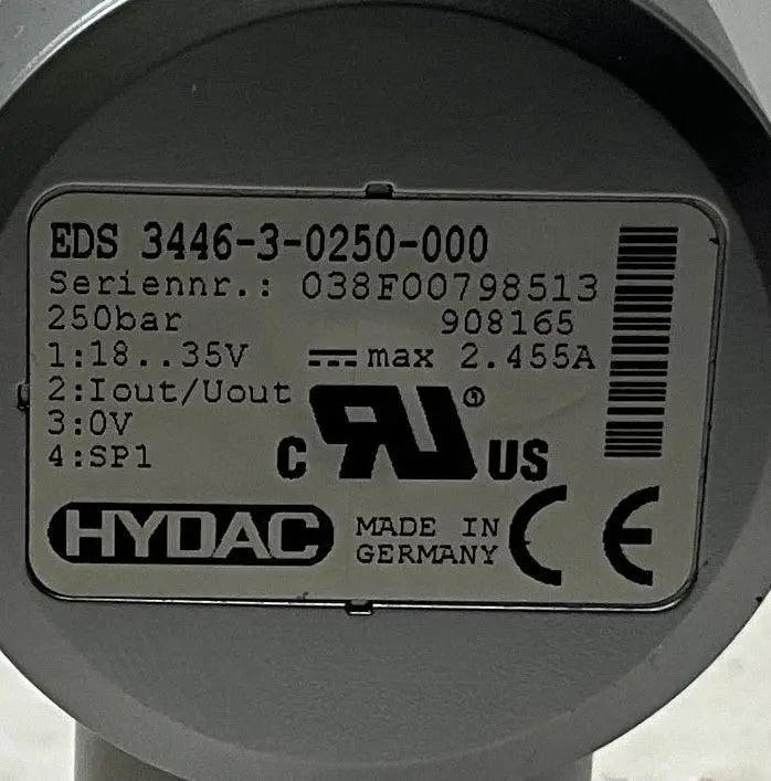 Hydac EDS 3000 Electronic Pressure Switch-Electronic Pressure Switch-Used Industrial Parts
