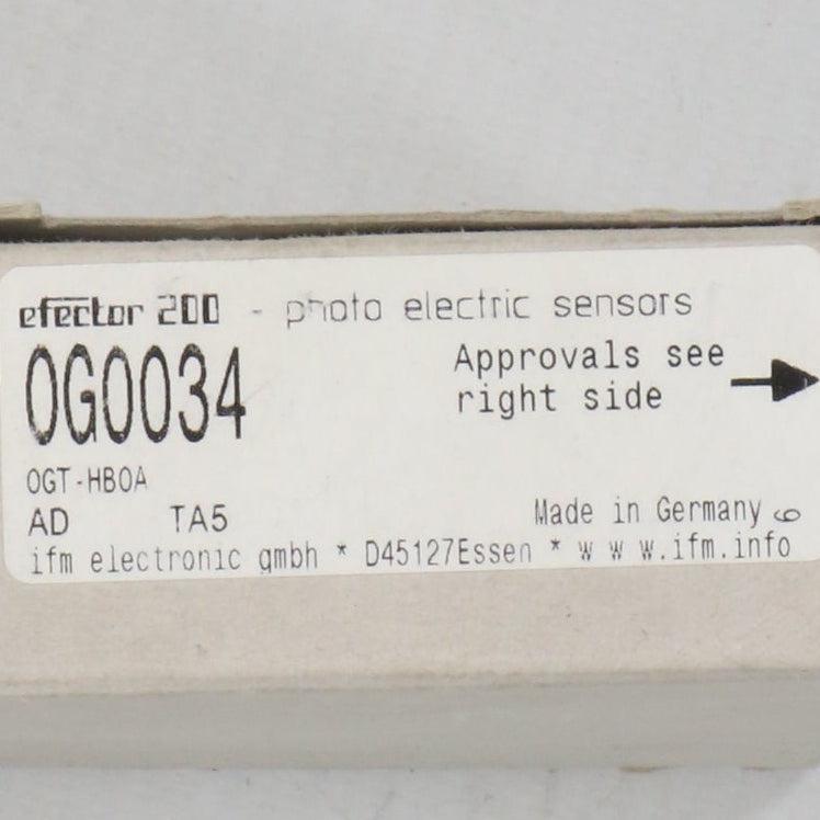 IFM Electronic 0G0034 Photoelectric Sensor-Photoelectric Sensor-Used Industrial Parts