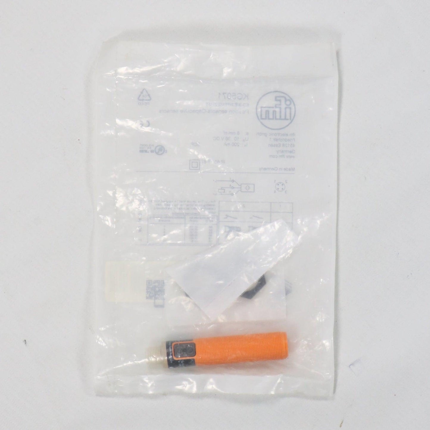 IFM Electronic KG5071 Capacitive Sensor - KG-3080NFPKG/2T/US-Capacitive Sensor-Used Industrial Parts