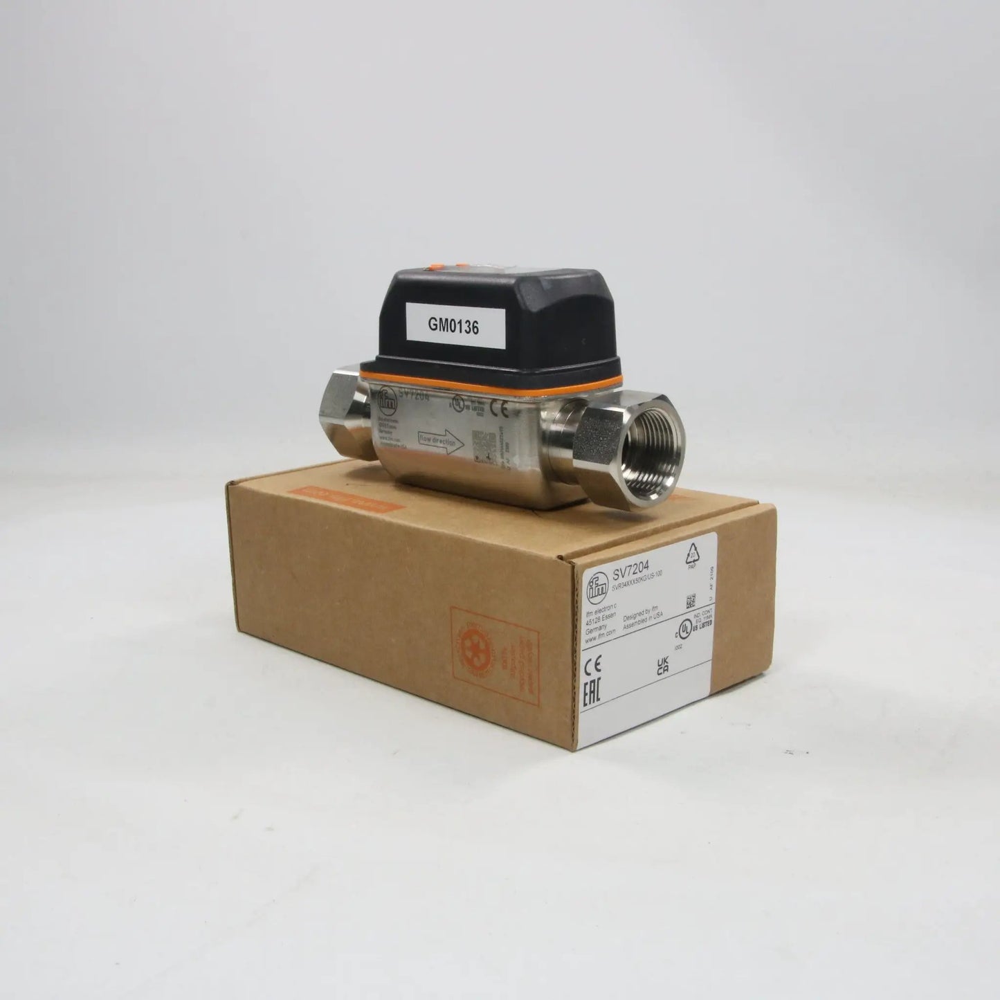 IFM Electronic SV7204 Vortex Flow Meter - Unused-Flow meter-Used Industrial Parts